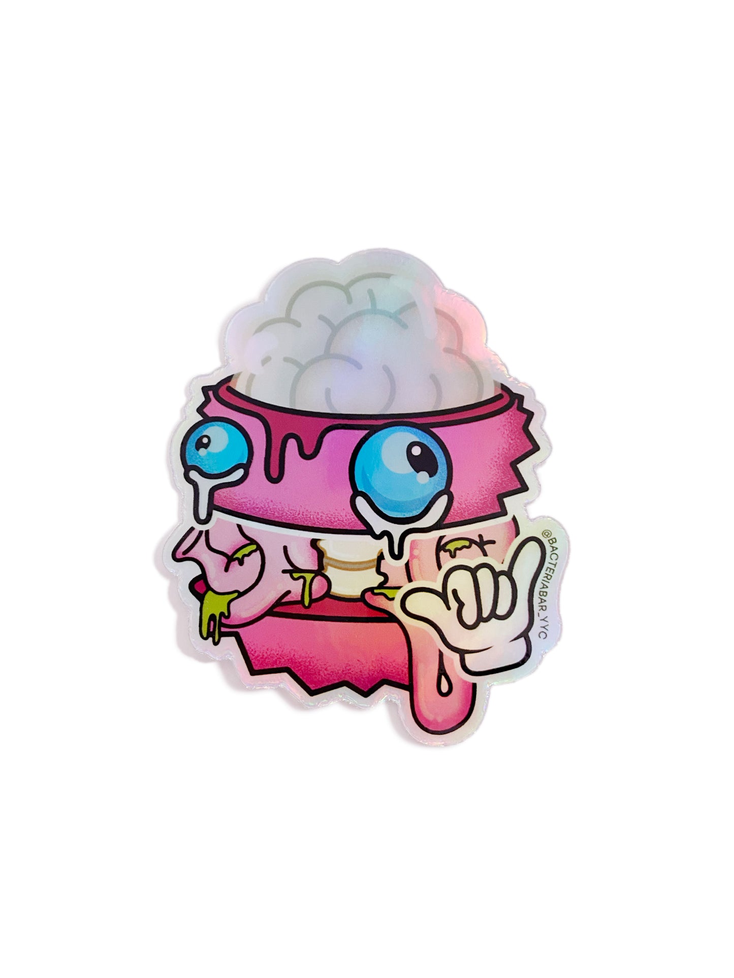 Lychee Holographic Sticker